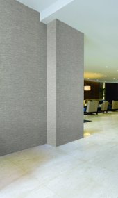 Burlap in a room
