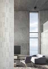 Concrete in a room