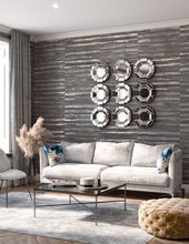 Evergreen in a room